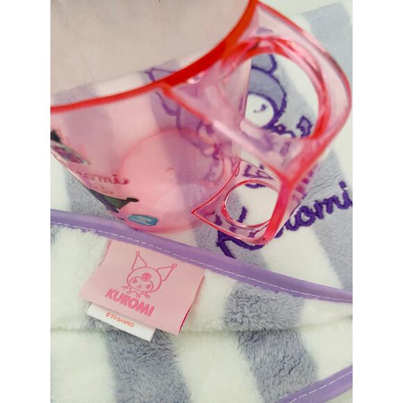 Kuromi Hand Towel and Toothbrush Mouthwash Cup - Picture 3 of 3